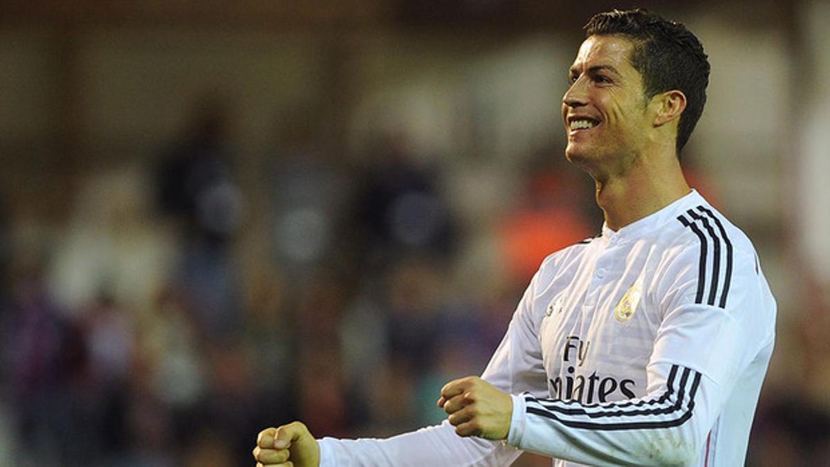 Cristiano Ronaldo celebra uno de los goles marcados ante el Eibar el sábado pasado
