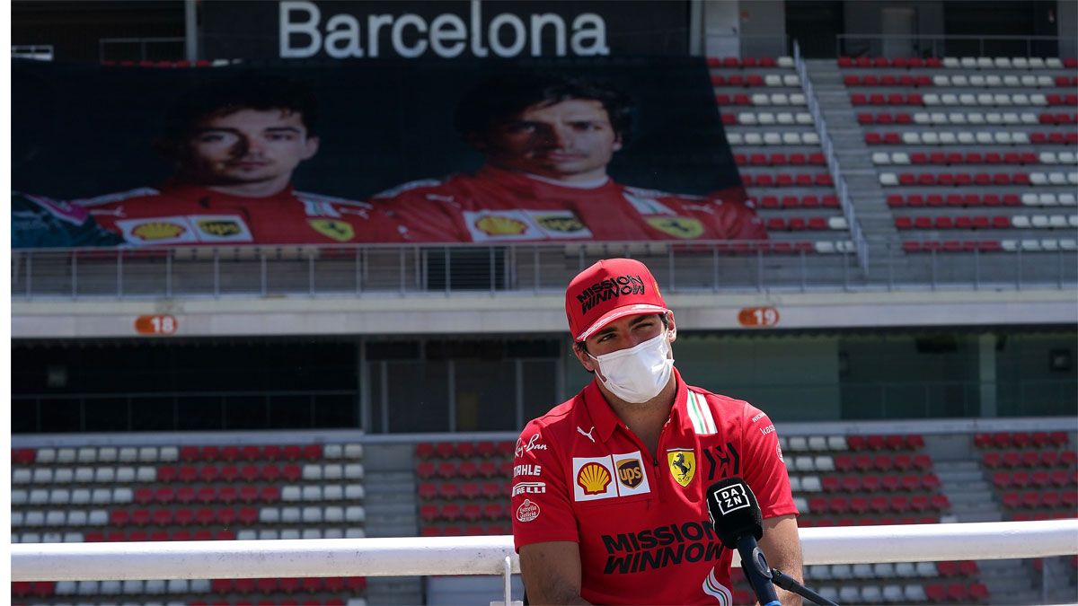 Sainz, sexto en la crono de Barcelona