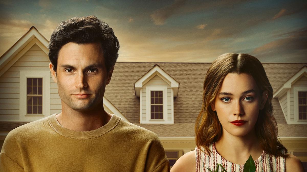 Penn Badgley y Victoria Pedretti, Joe y Love en la tercera temporada de la serie 'You' (Netflix)