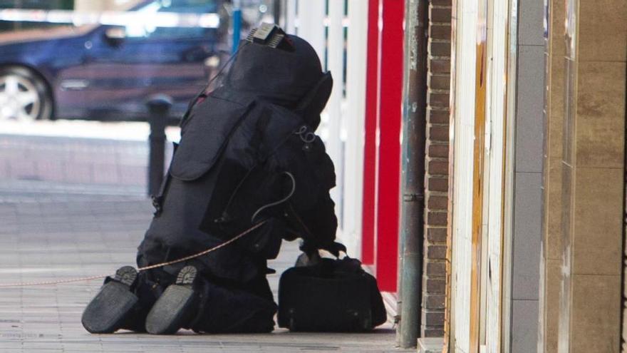 Falsa alarma por un bulto sospechoso en el centro de Alicante