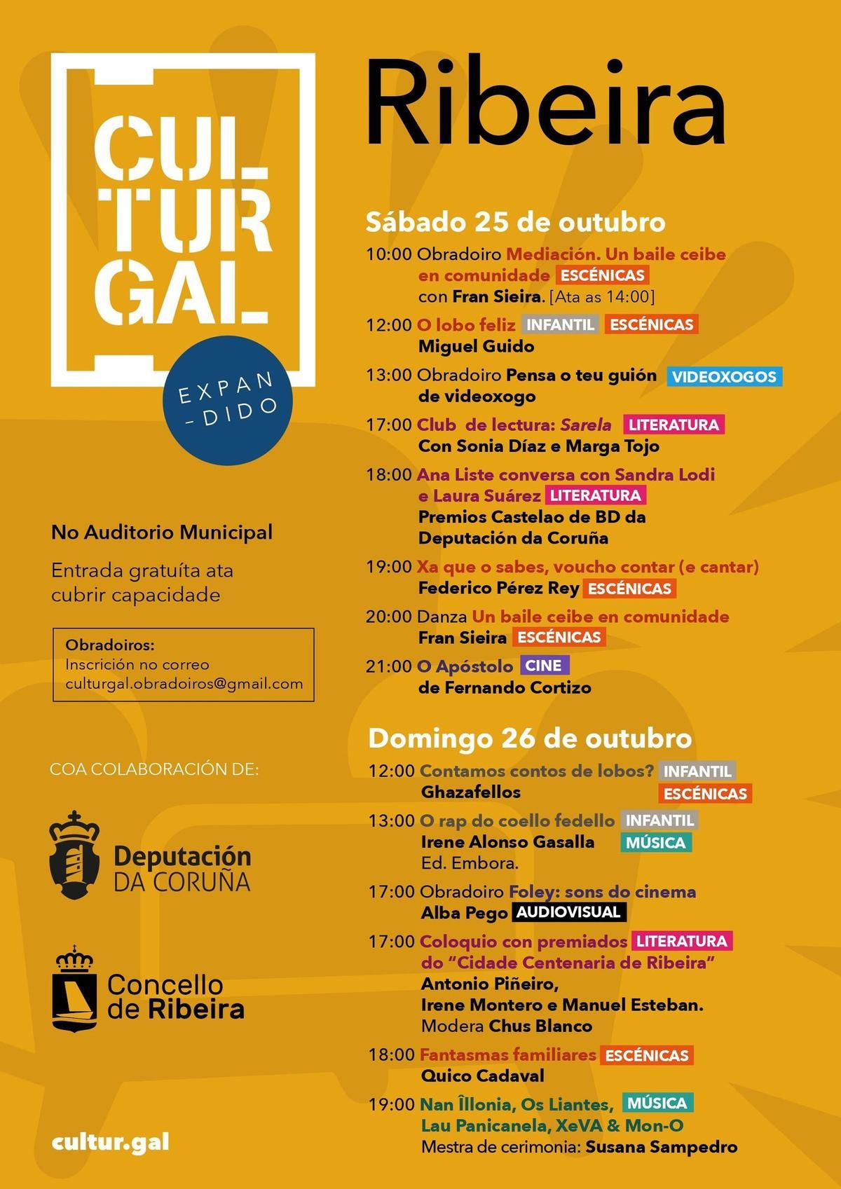 Cartel do Culturgal.