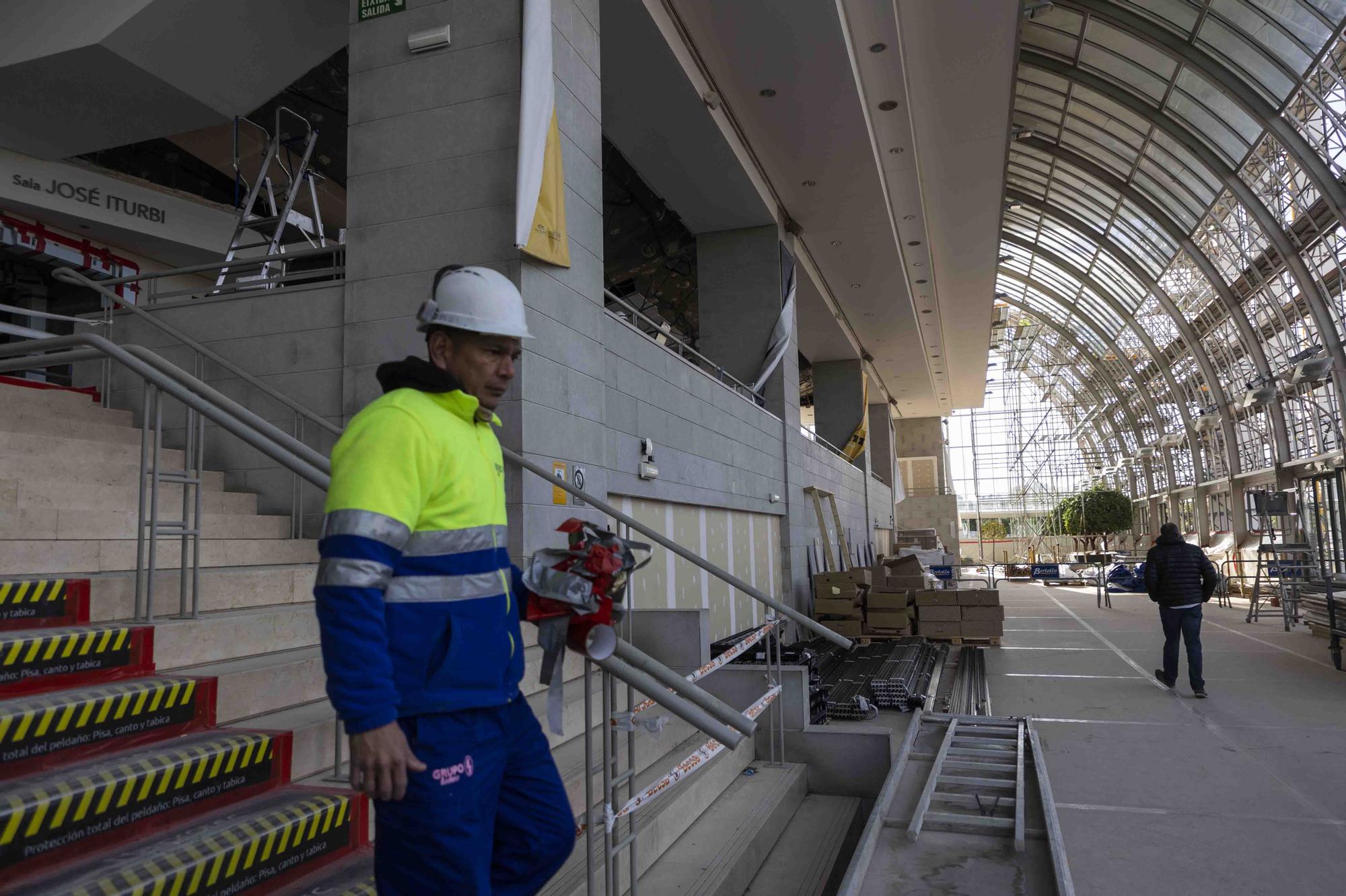 Obras de rehabilitación del Palau de la Música