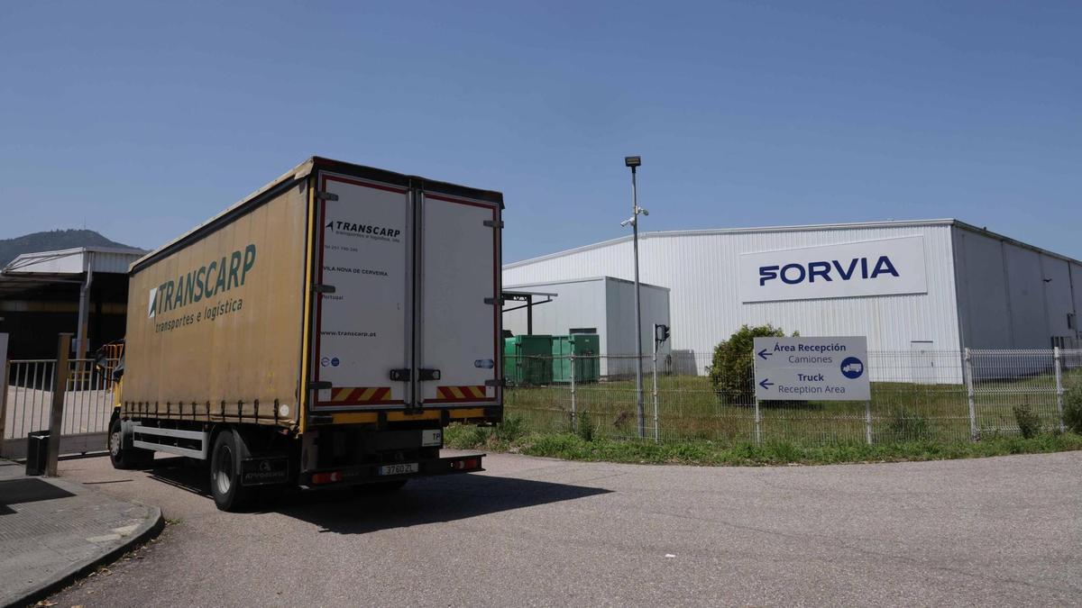 Instalaciones de Forvia Asientos de Galicia (ADG) en el polígono de Valladares.