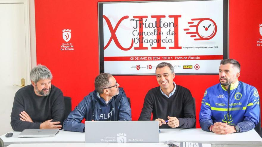 Concello, Federación y el Club Triatlón Vilagarcía van de la mano en esta organización.