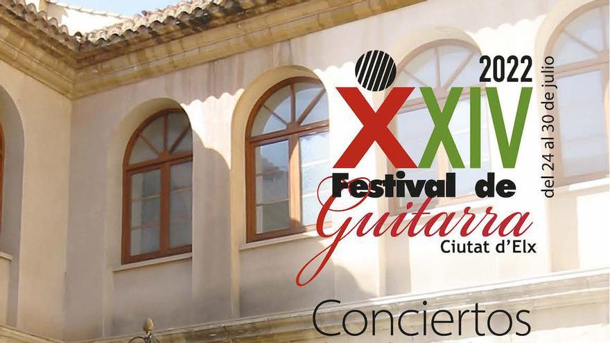 Cartel del XXIV festival guitarra Elx 2022