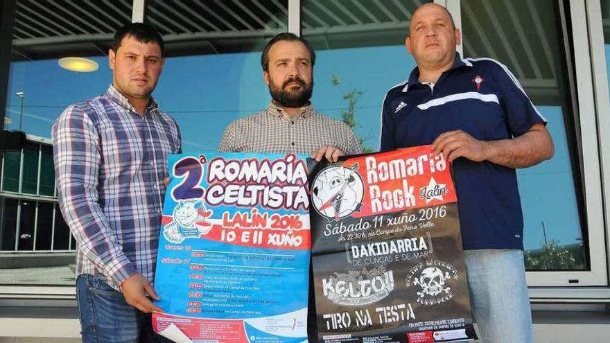 Pablo Romeo, Rafael Cuíña y José Ramón Porto en la presentación del evento. // Bernabé/Javier Lalín