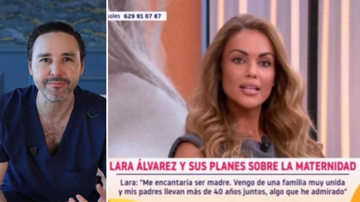 El doctor  David Basurto y Lara Álvarez en el programa de Sonsoles Ónega