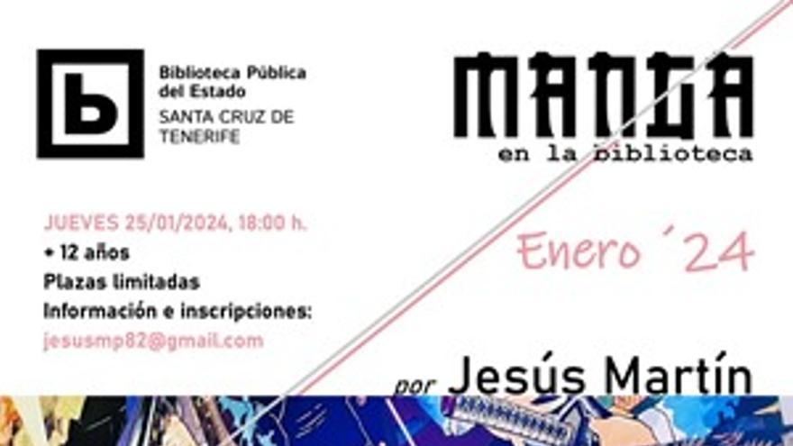 Manga en la biblioteca, con Jesús Martín