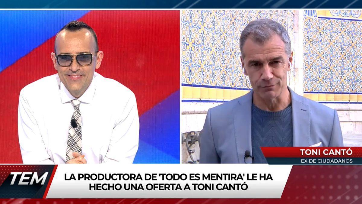 Toni Cantó, disposat a fitxar pel programa de Risto després de deixar Ciutadans