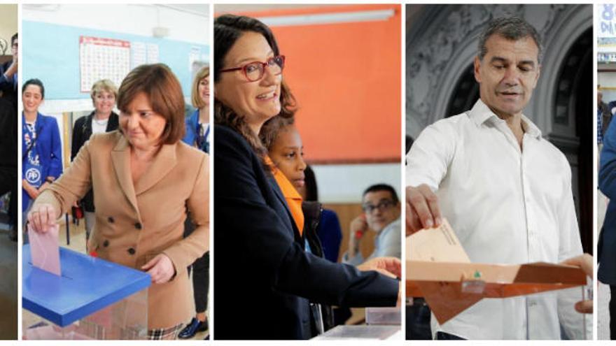 Los candidatos valencianos animan al voto y destacan la importancia de estos comicios