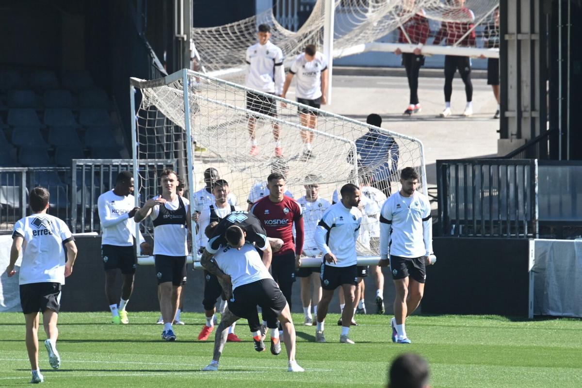 Entrenamiento del CD Castellón