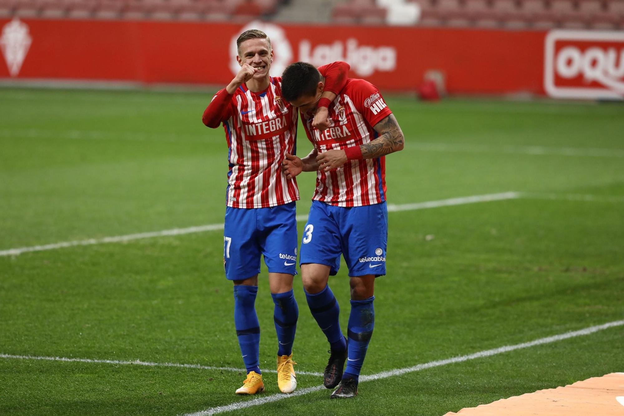 El Sporting-Fuenlabrada, en imágenes