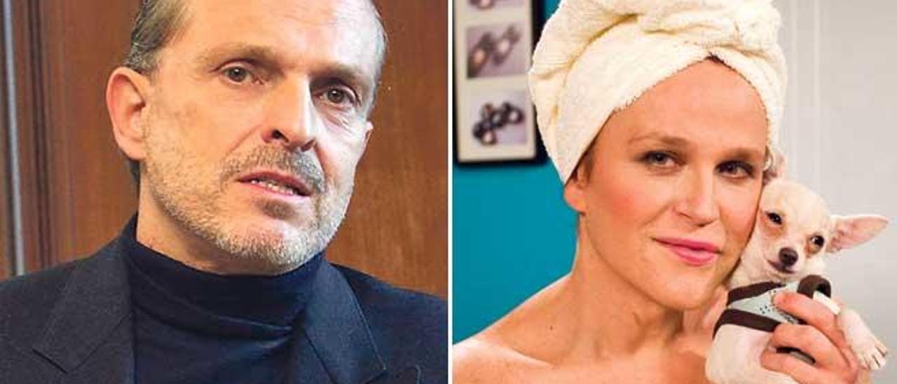 A la izquierda, Miguel Bosé, el de los ´especiales´. A la derecha, Antonia San Juan, actriz.