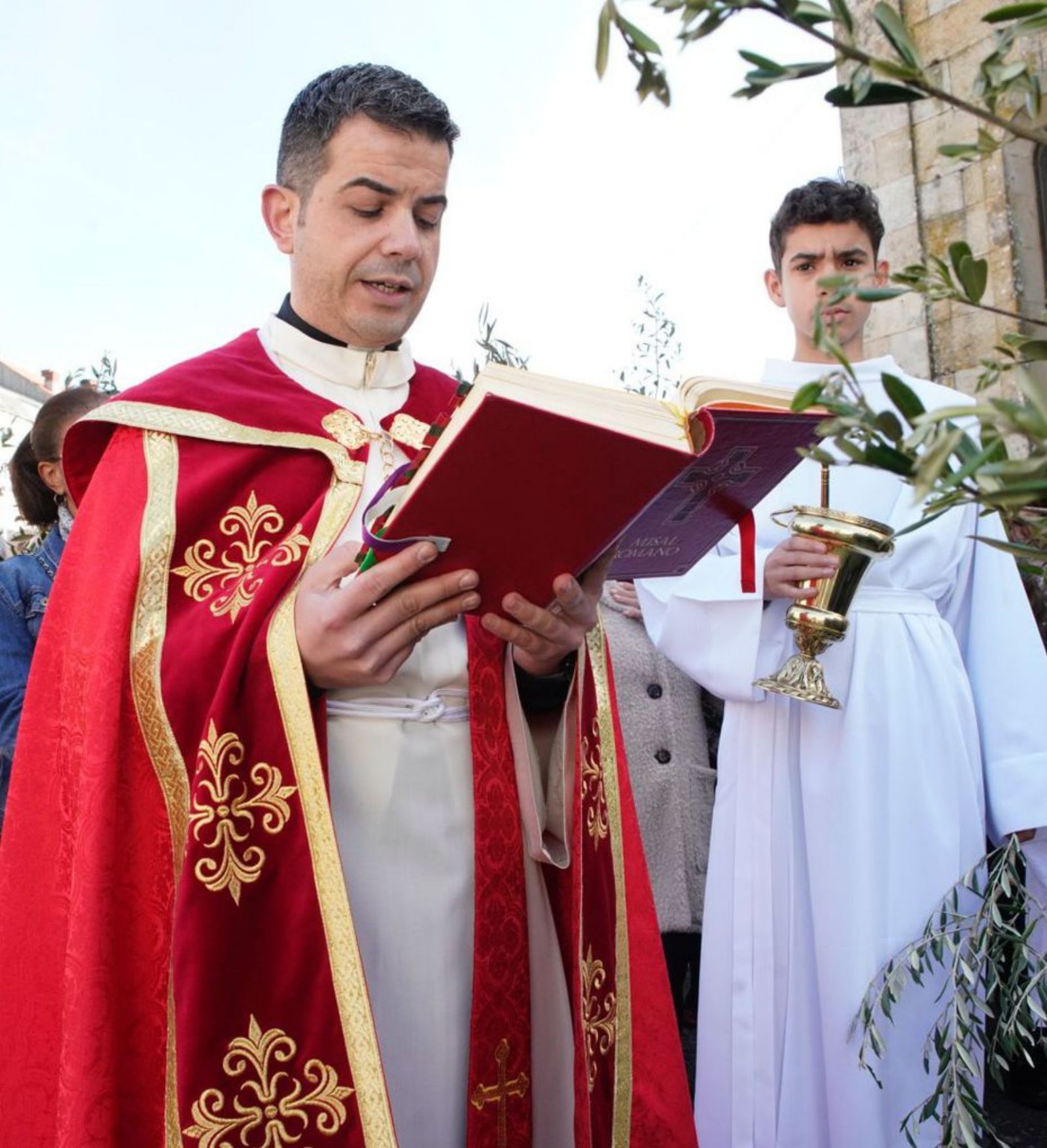 Marcos Torres, en un Domingo de Ramos.