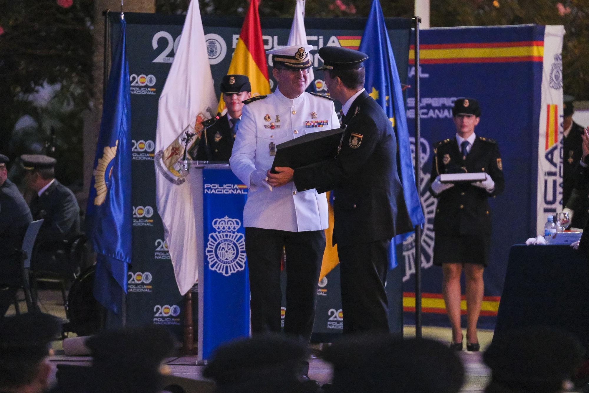 27-09-2024 SAN BARTOLOMÉ DE MASPALOMAS. Acto por el Día de la Policía Nacional, junto al Faro de Maspalomas  | 27/09/2024 | Fotógrafo: Andrés Cruz