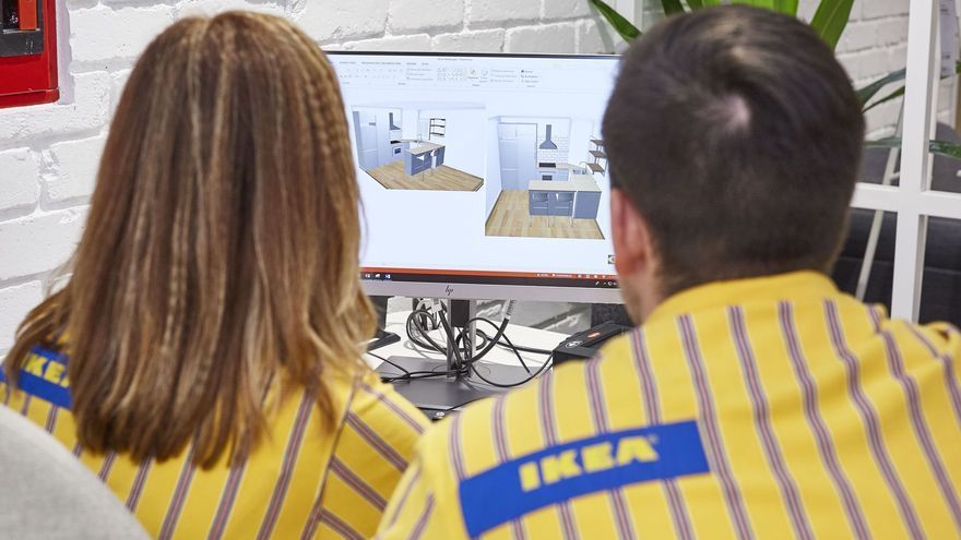 Centro de diseño de interiores de Ikea.