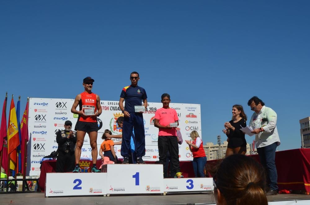 Ganadores de la Media Maratón de Cartagena