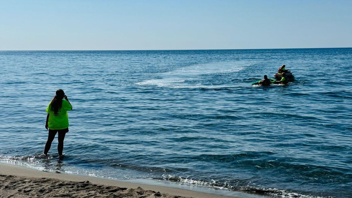 El pasado 19 de junio se activaba el dispositivo especial en las playas de Lorca.