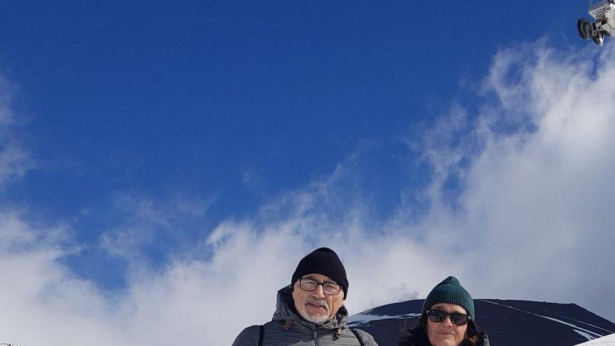 Los vecinos no olvidan...ni tan siquiera en el volcán Etna