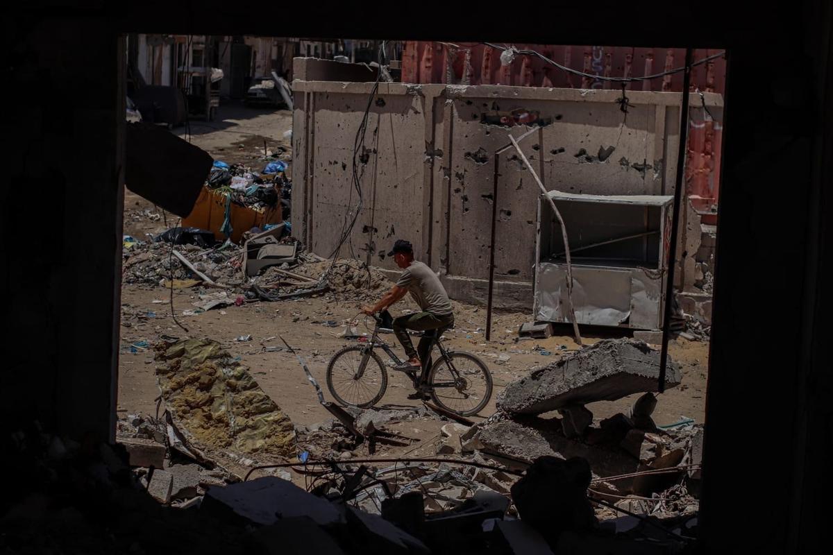 Imagen de archivo de la guerra de Gaza