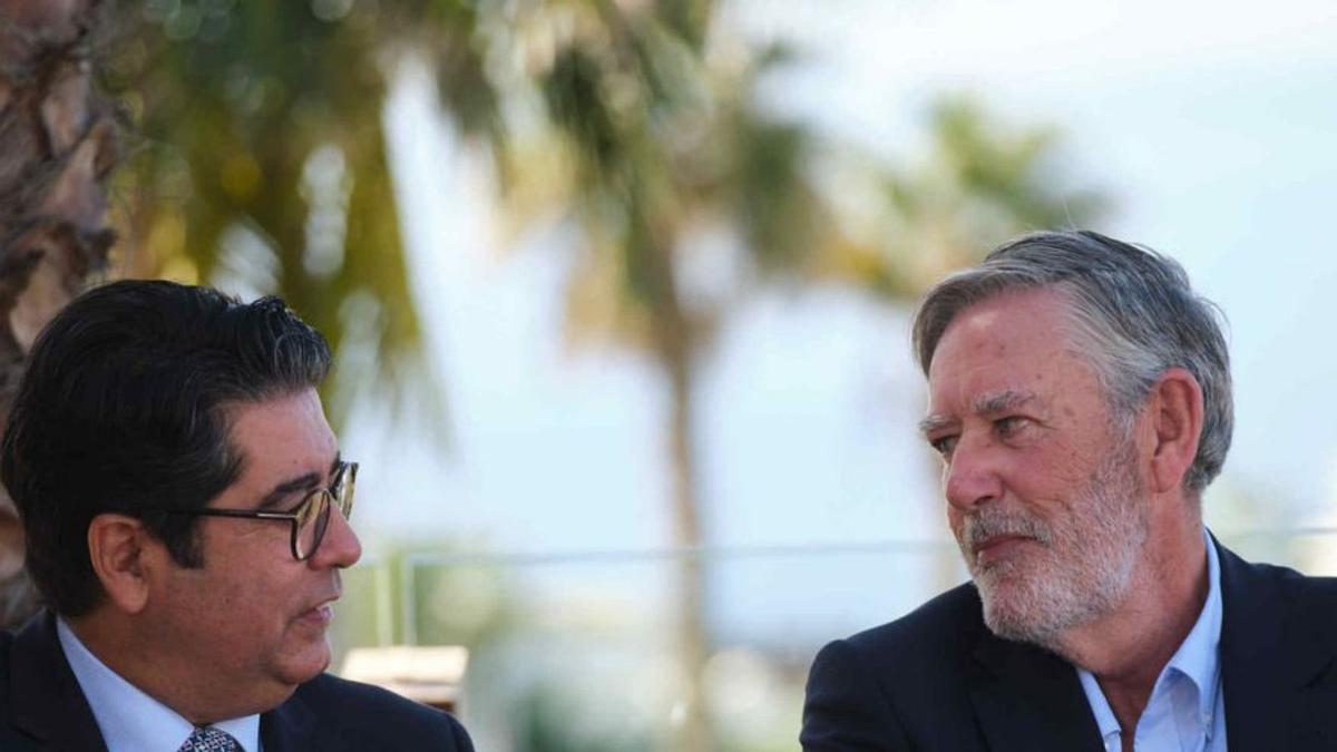 Pedro Martín y Brendan Breen, en la rueda de prensa de ayer.