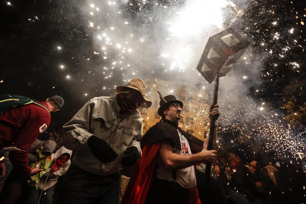 El correfoc de la Mercè, en imágenes