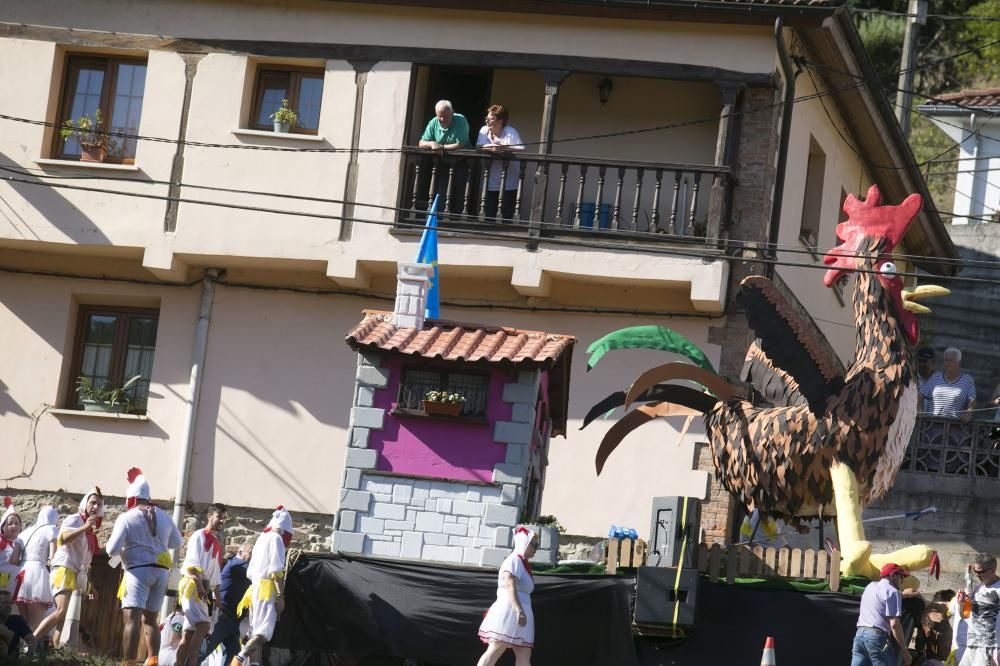 Descenso Folklórico del Nalón 2019: 40 carrozas y más de 4.000 personas