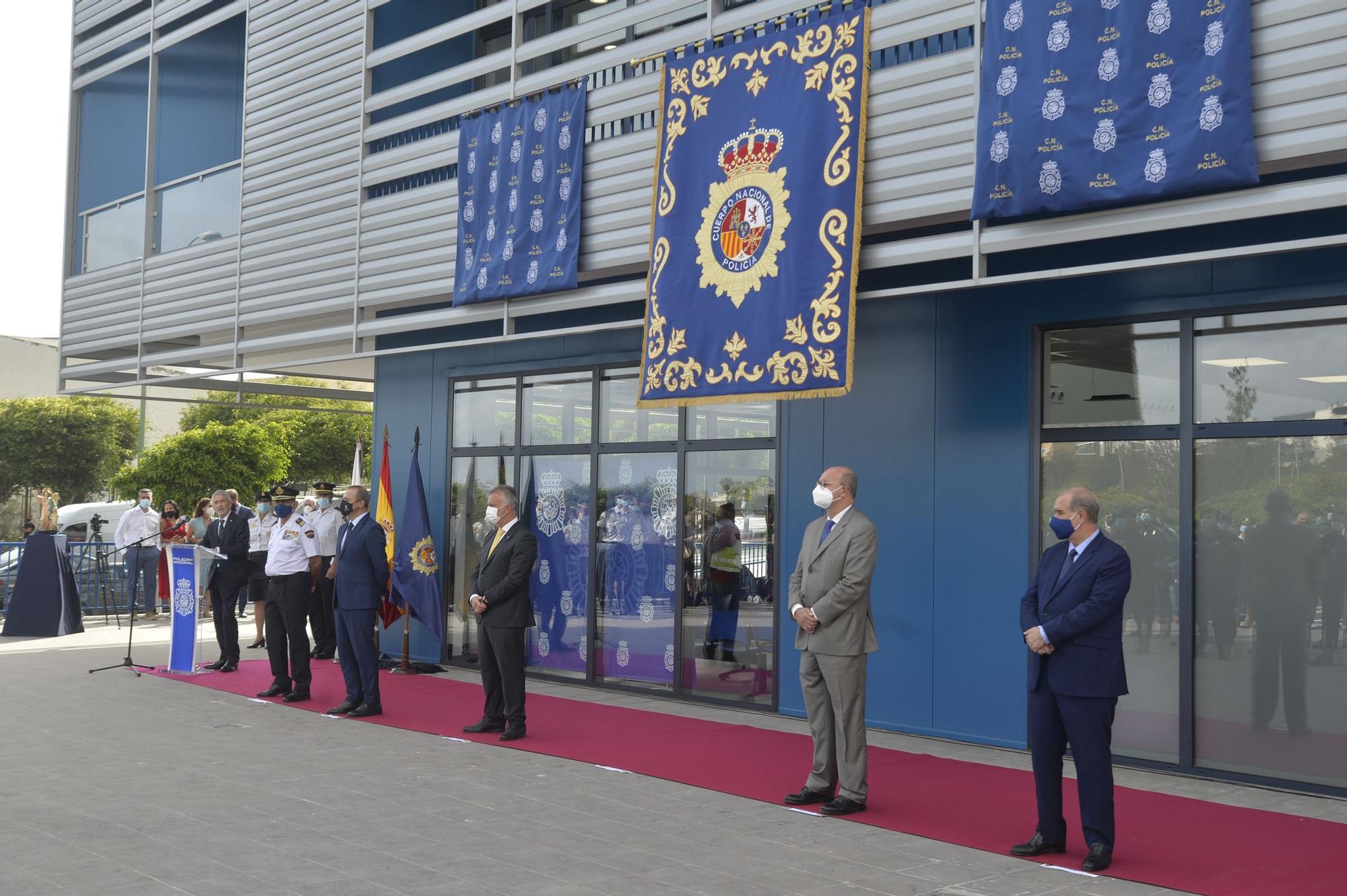 Inauguración de la comisaría de Distrito Centro de la Policía Nacional en Las Palmas