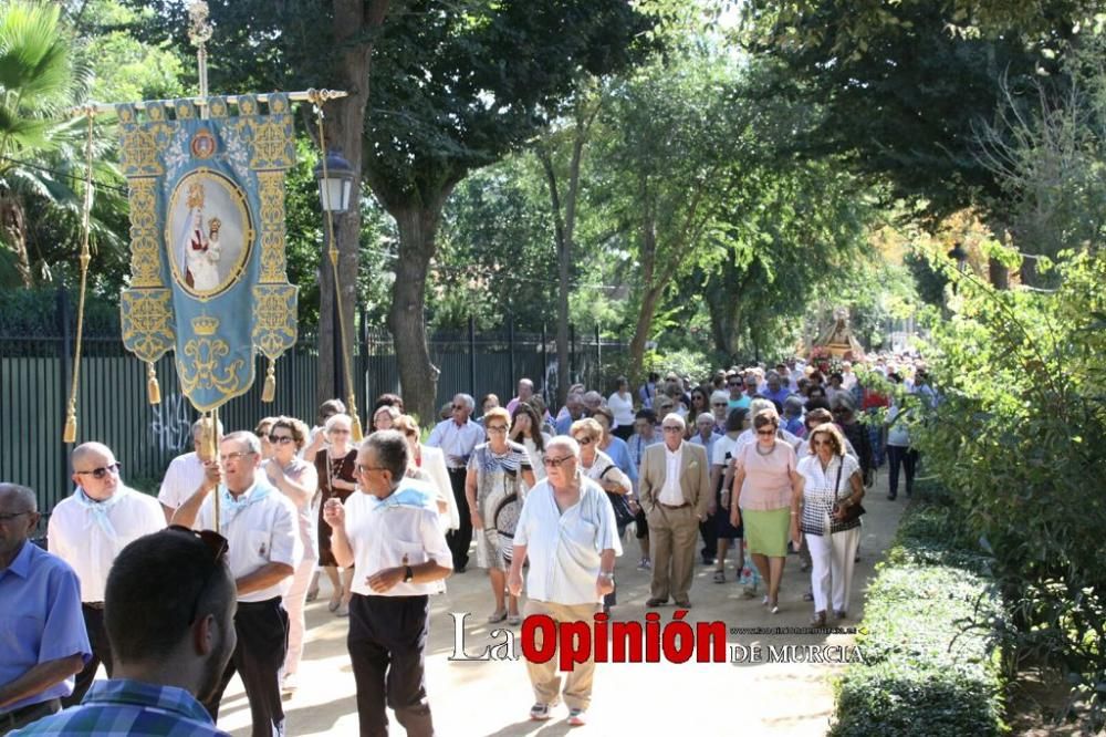 La Virgen de las Huertas llega a Lorca para las fiestas