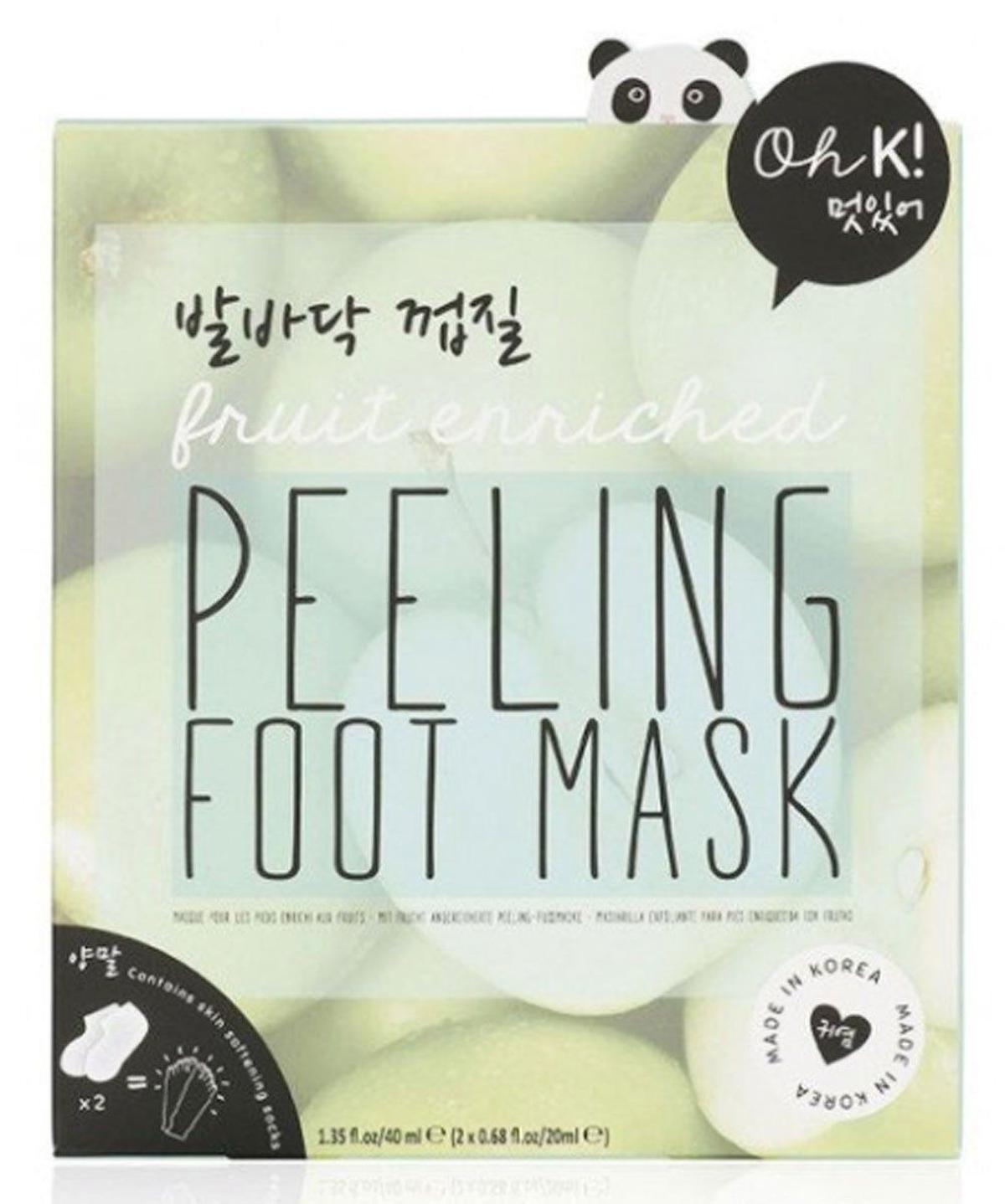 Mascarilla 'peeling' para pies de OH! K (precio: 7,95 euros)