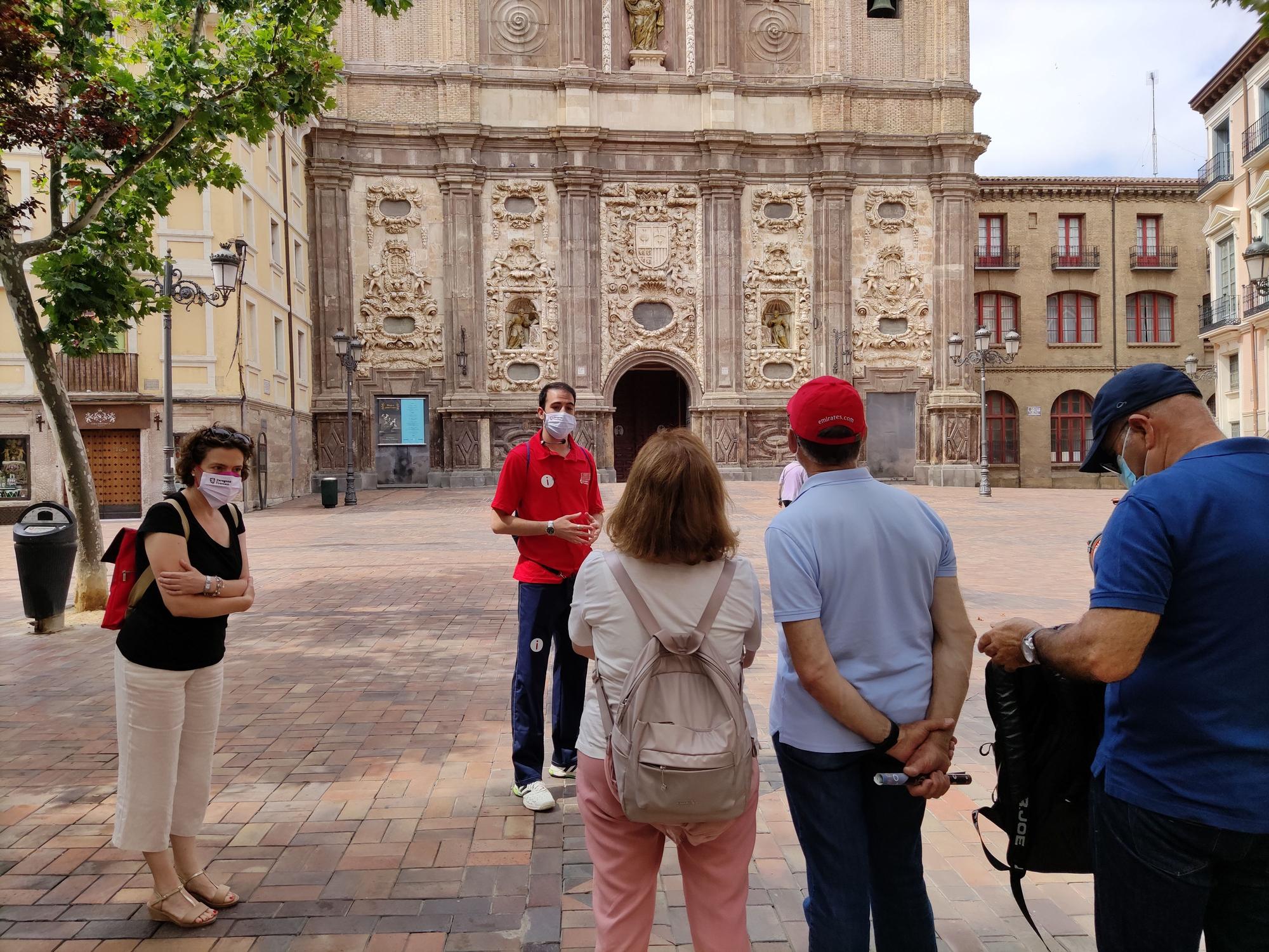 Diferentes enclaves de la ruta por el Casco Histórico de Zaragoza