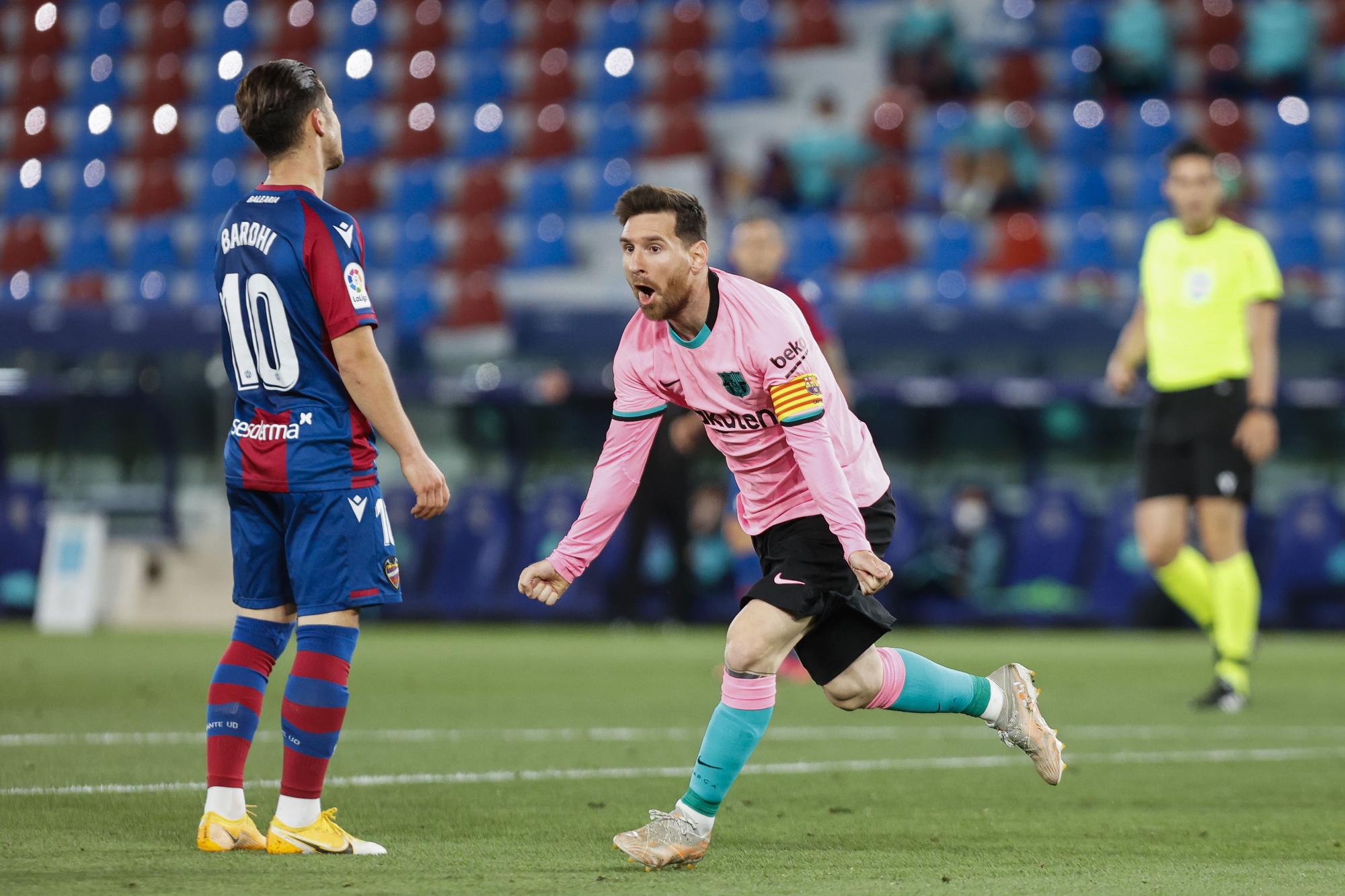 Las imágenes del empate entre el Levante y Barcelona en el Ciutat de València