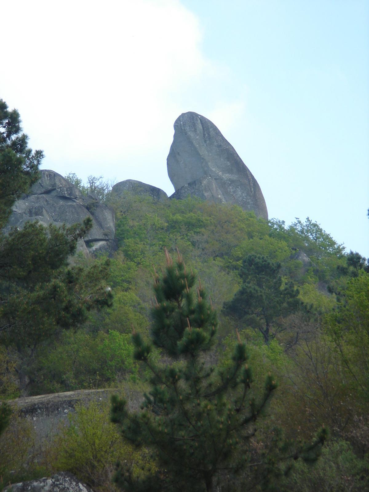 El "menhir" de O Ribeiro.