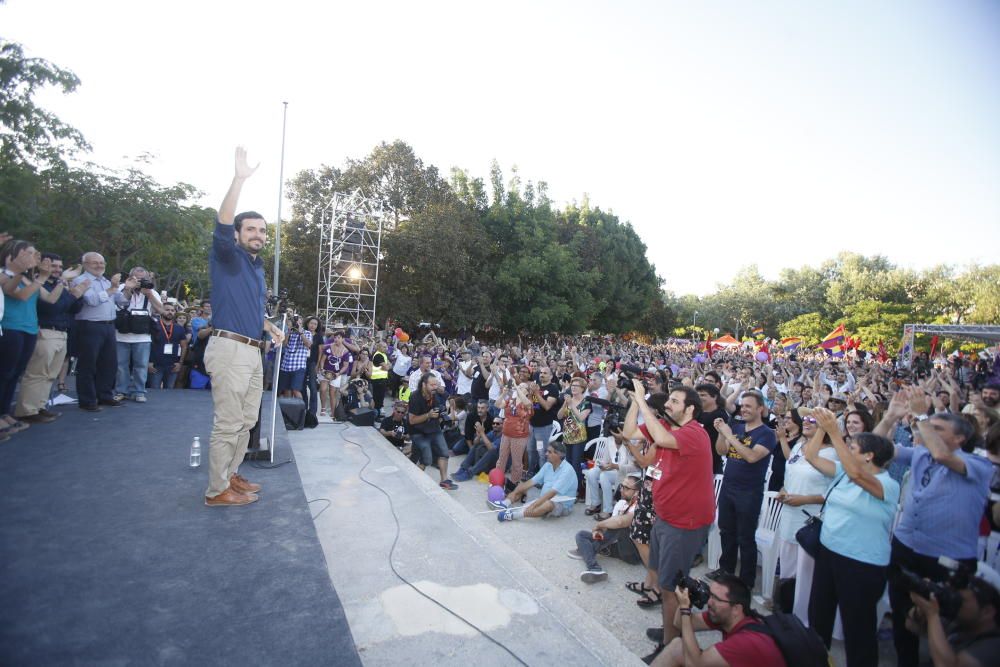 La coalición 'A la valenciana' ha celebrado este acto de campaña en el Parque Lo Morant