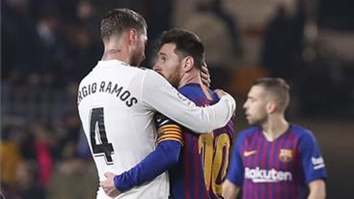 Ramos y Messi, en el clásico