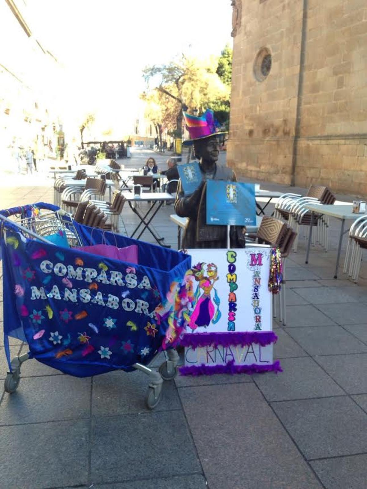 Leoncia intentando revitalizar el Carnaval de Cáceres.