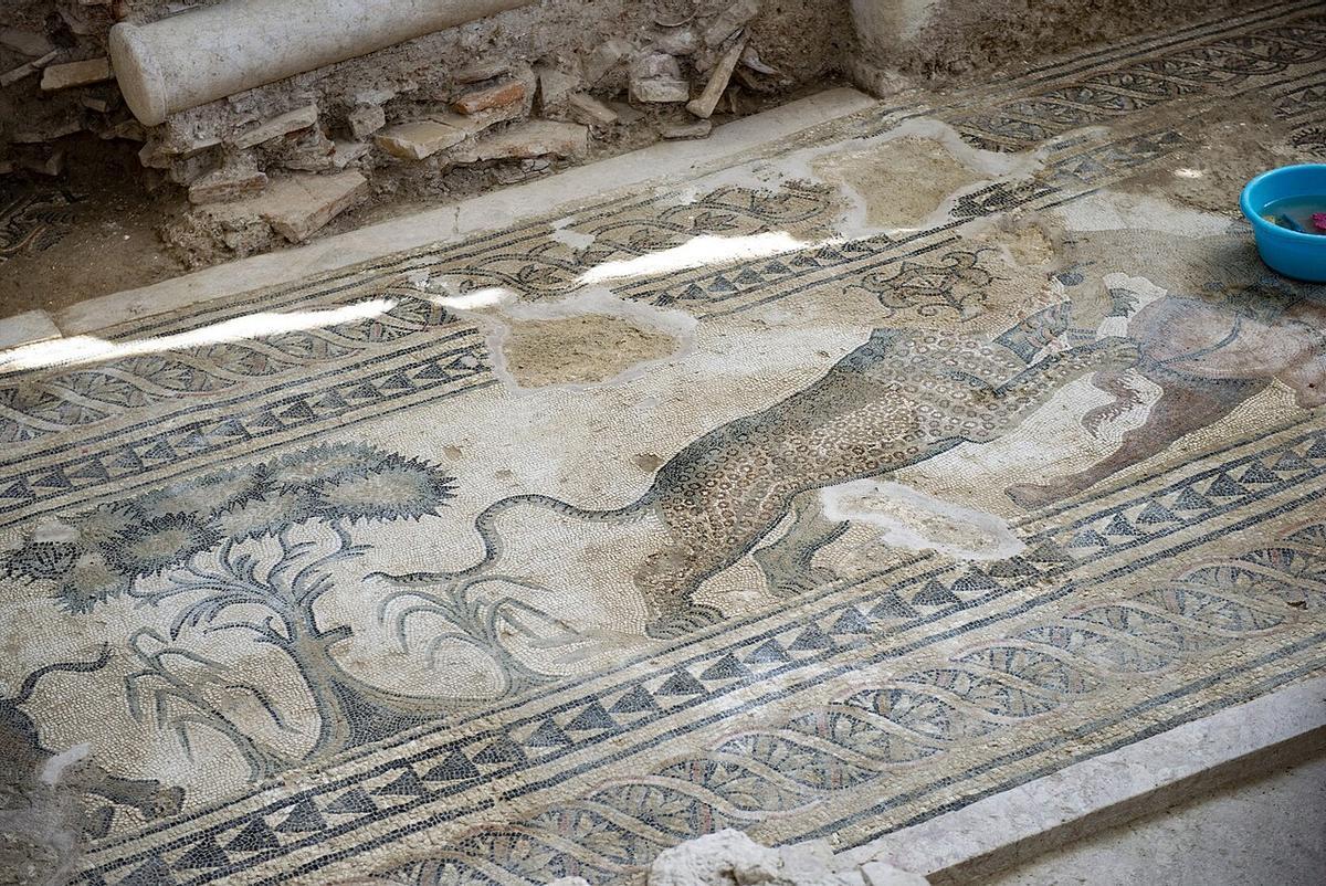 Un mosaico de la Villa Romana de Salar