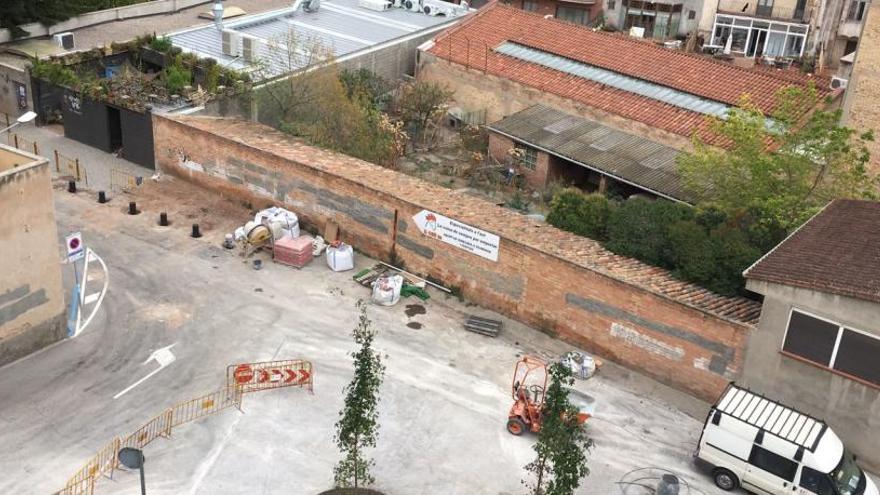 El pàrquing del carrer Saclosa, nova zona blava.