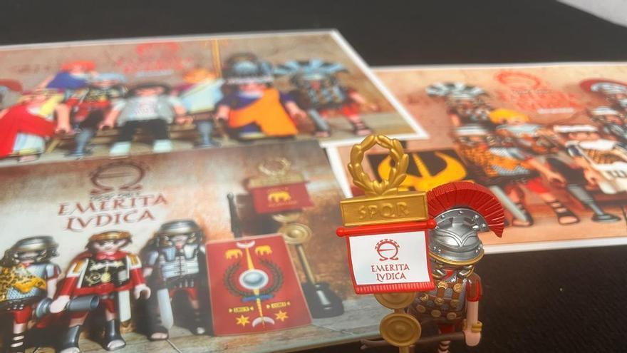 Los Playmobil se visten de romanos en Mérida para promocionar Emerita Lvdica