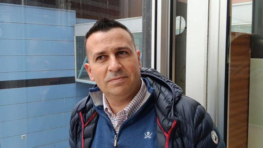 Iván Muñiz del Corro, ayer en el Palacio de Congresos de Gijón. |