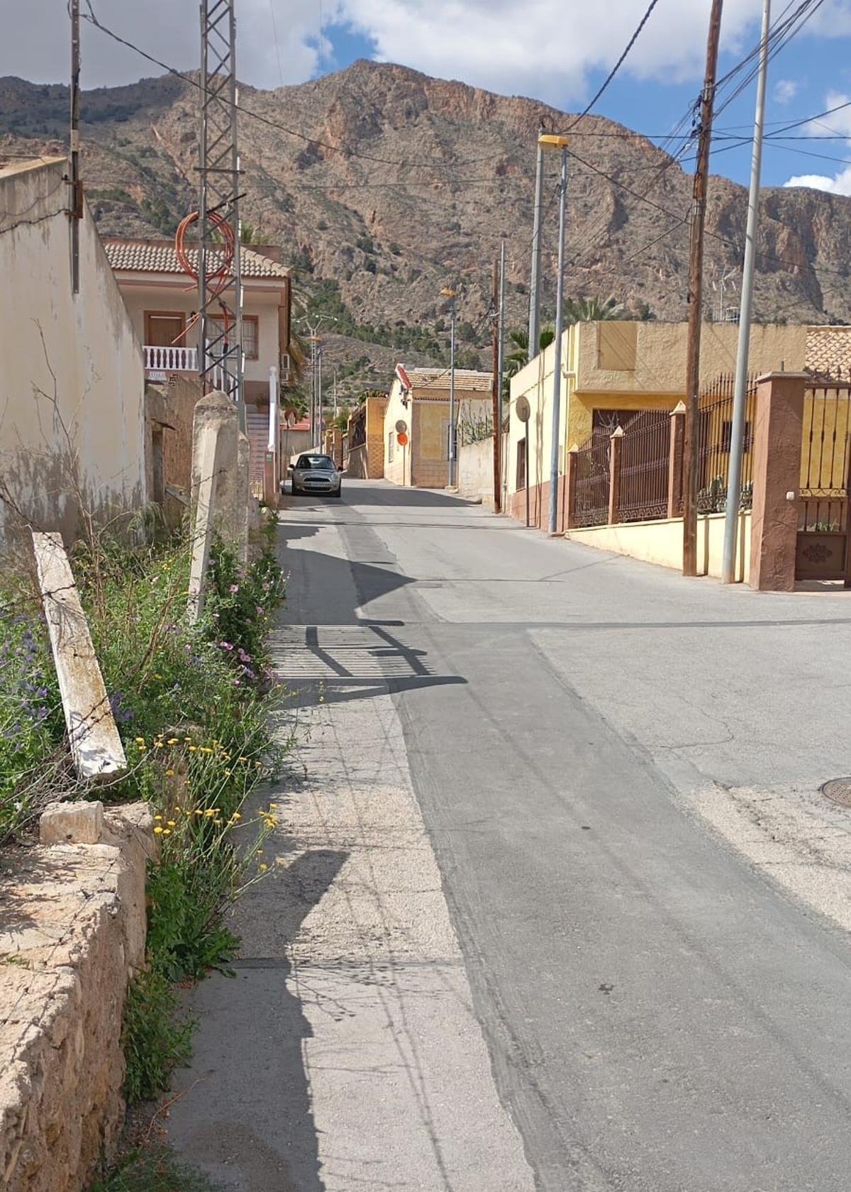 La calle de Rincón de Bonanza donde residía la joven de 24 años