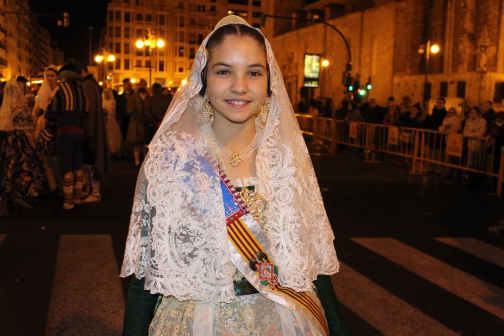 Ofrenda 2018: Así desfiló la fallera mayor infantil Daniela Gómez