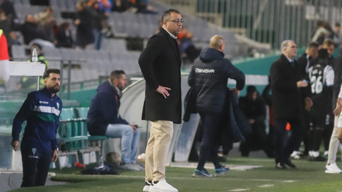 Germán Crespo, en un partido con el Córdoba CF.