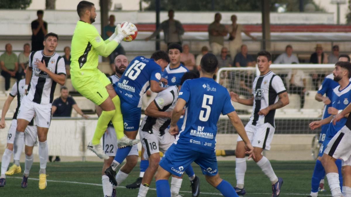 Lance de un partido de la UD Castellonense de esta temporada.