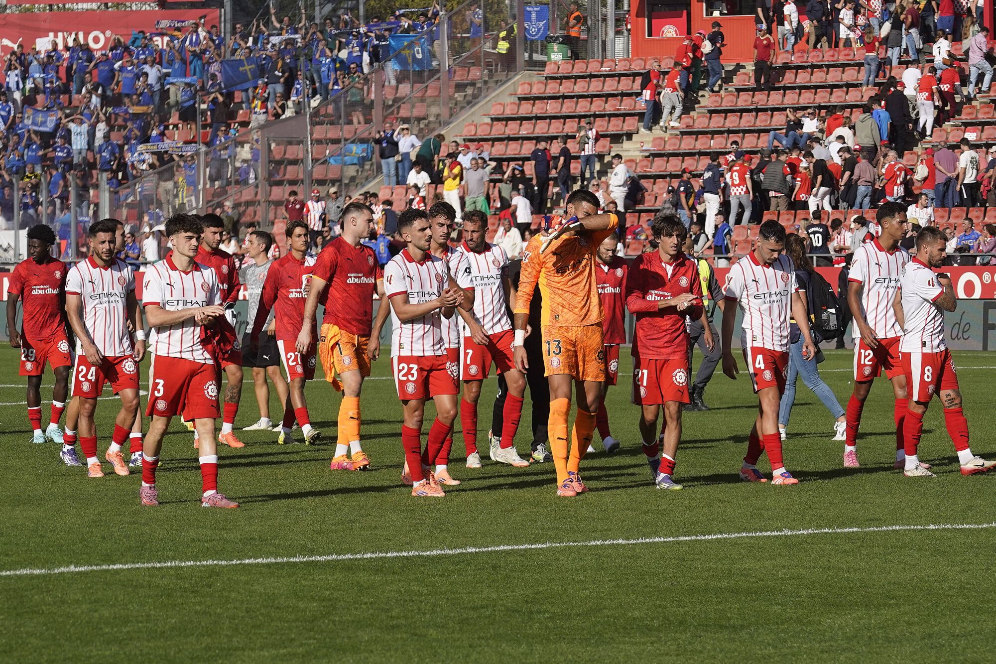 Les imatges del Girona - Reial Oviedo