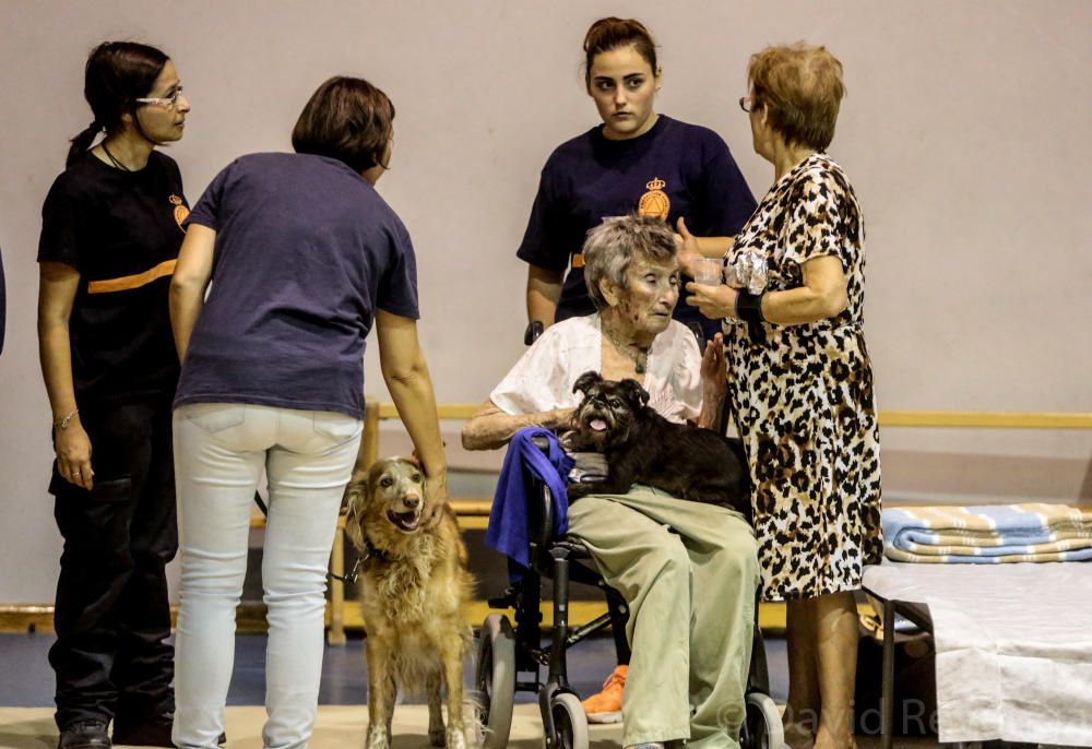 Desalojan a centenares de personas en Xàbia por un incendio que avanza sin control