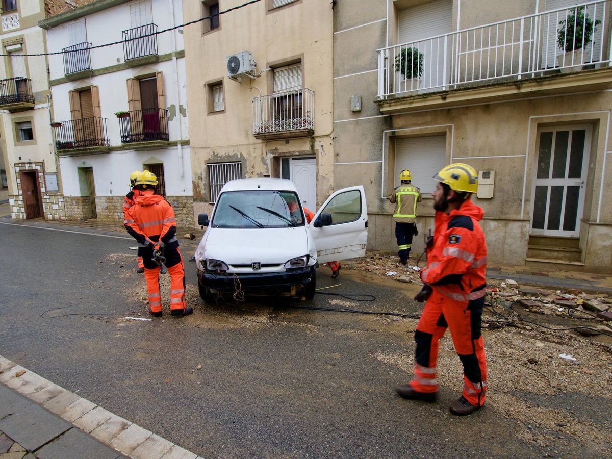 Destrozos provocados por la dana en Godall (Montsià)