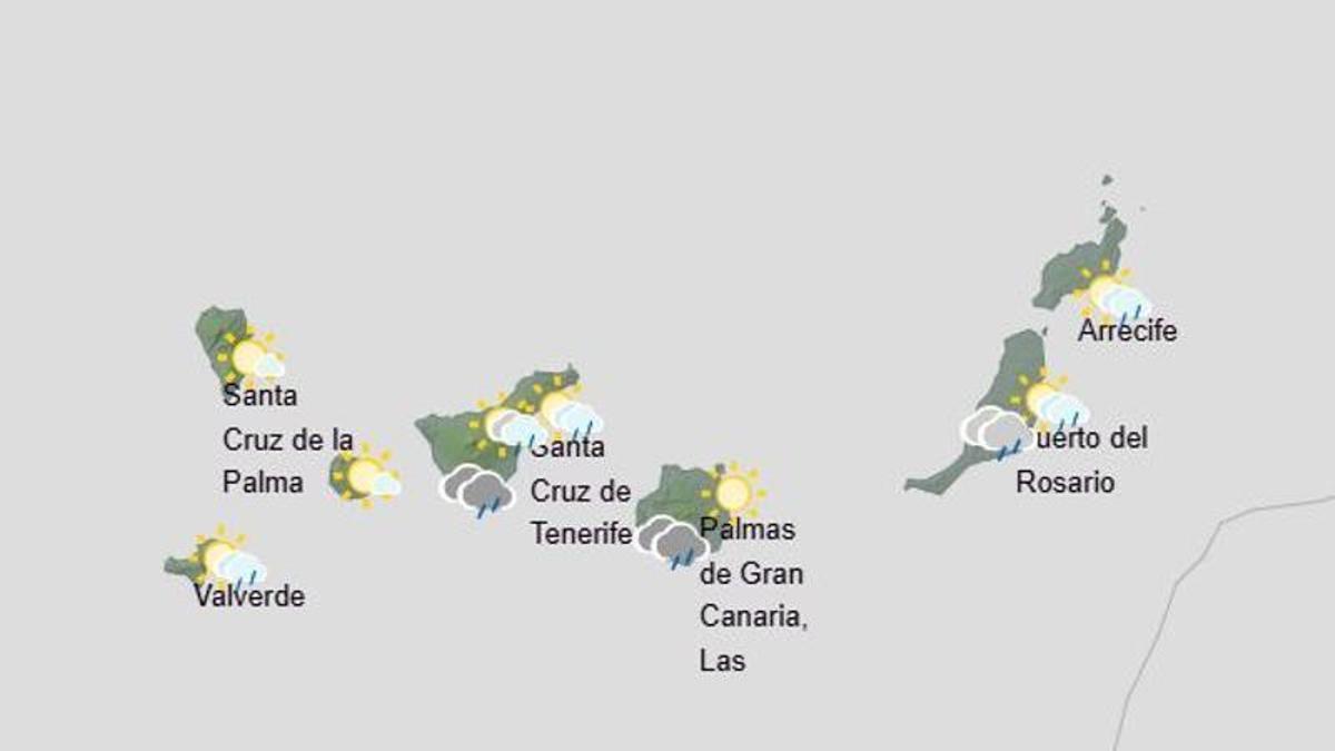Previsión del tiempo en Canarias (del 16 al 22 de marzo)