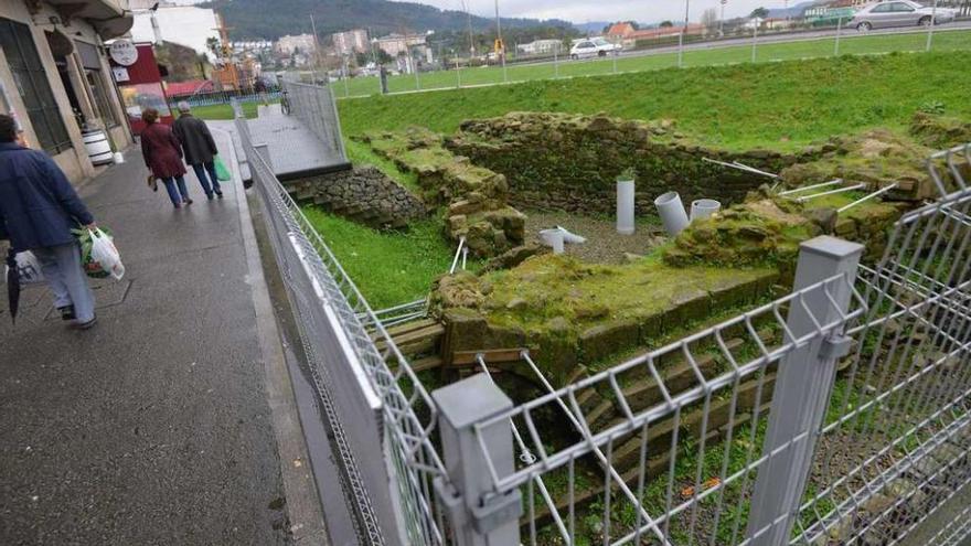 Con cargo a estos fondos se proyecta cambiar el vallado de los hallazgos de García Escudero. // G. Santos