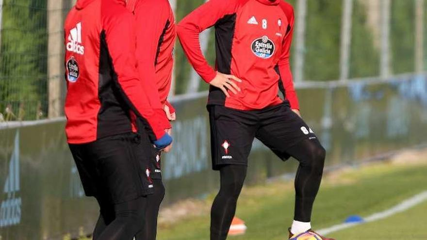 El Tucu Hernández, durante un entrenamiento.